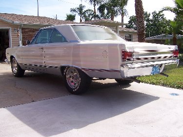 1967 Plymouth Satellite Exterior View Of Drivers Side Back